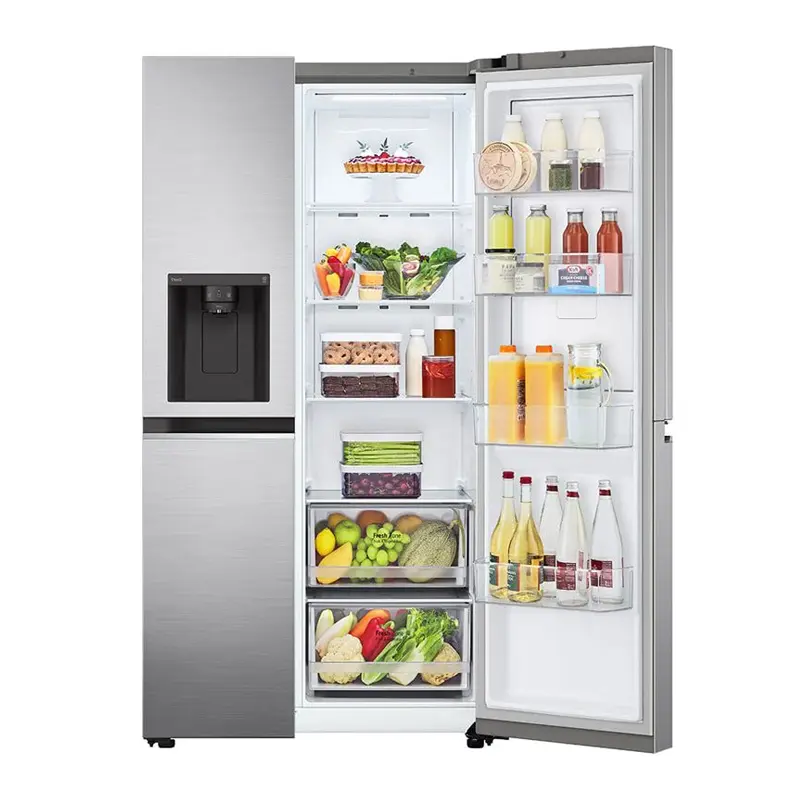 یخچال فریزر ساید الجی ظرفیت 30 فوت مدل J257