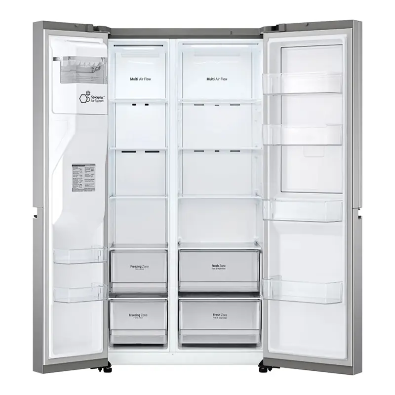 یخچال فریزر ساید الجی ظرفیت 30 فوت مدل J257